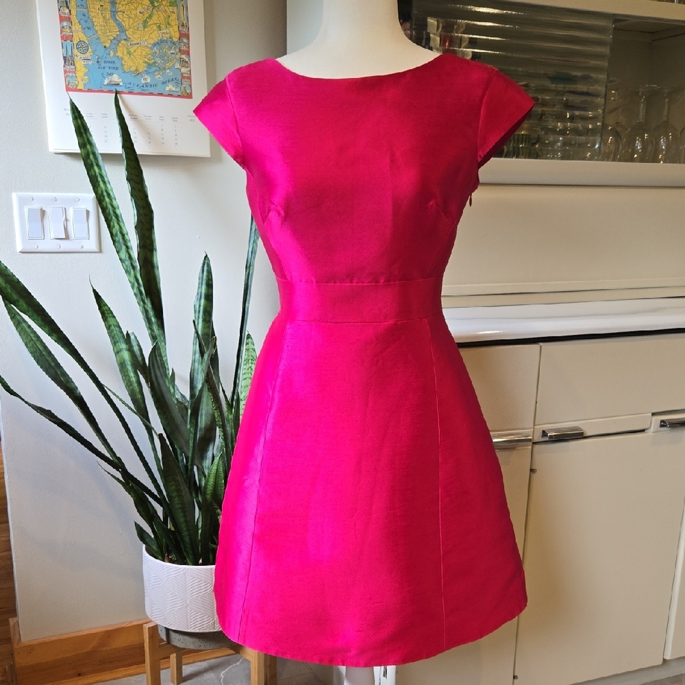 kate spade Hot Pink Fit-and-Flare Dress